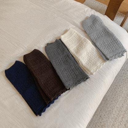 Knitted Low Cut Leg Warmers