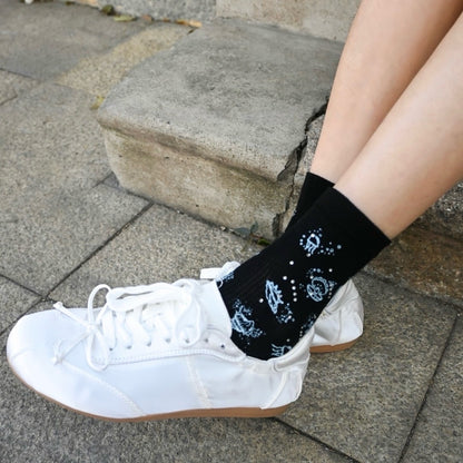 Ocean Breeze Summer Crew Socks