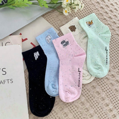 Colorful Animal Summer Ankle Socks
