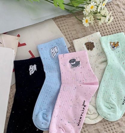 Colorful Animal Summer Ankle Socks