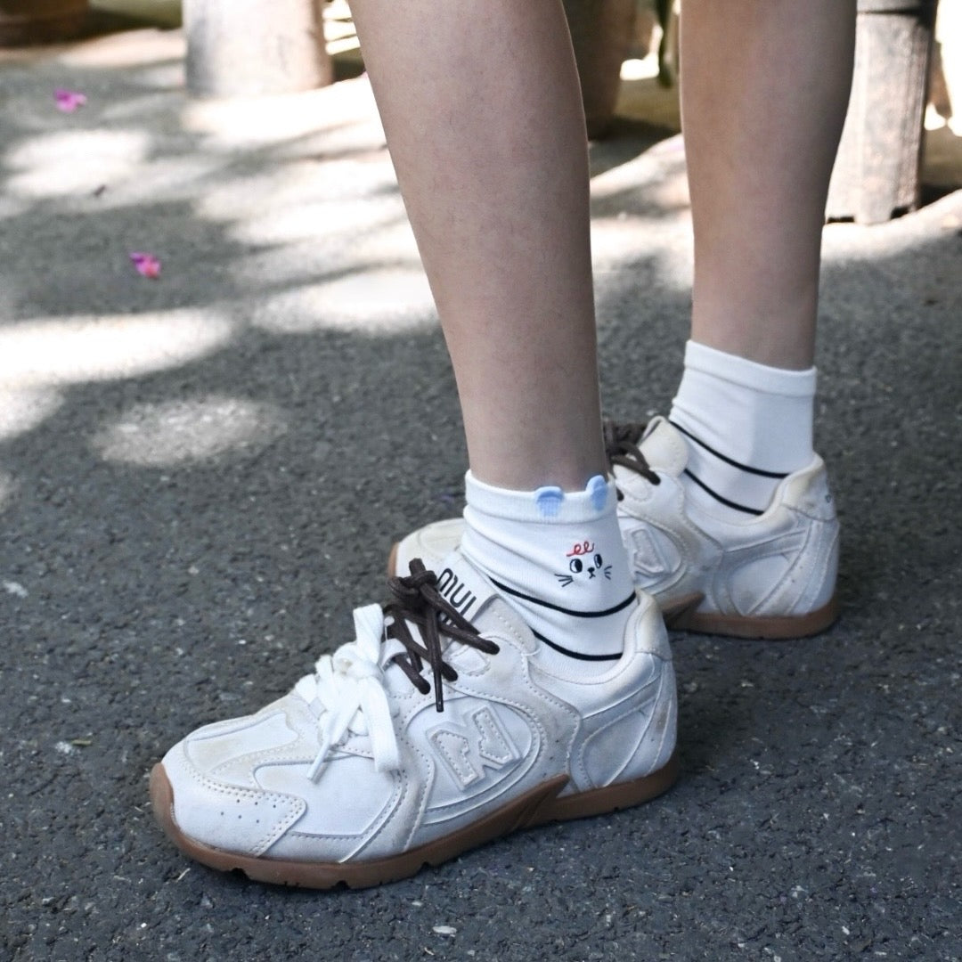 Little Monster Quarter Socks