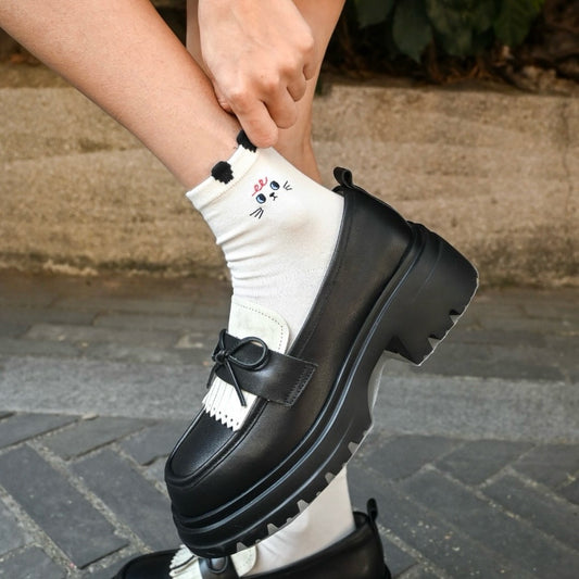 Little Monster Quarter Socks