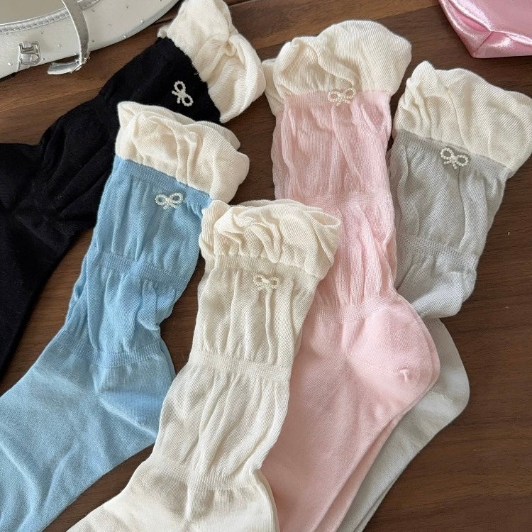 Morning Cloud Summer Crew Socks