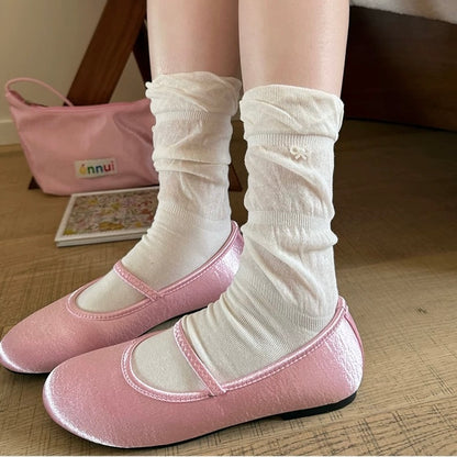 Morning Cloud Summer Crew Socks