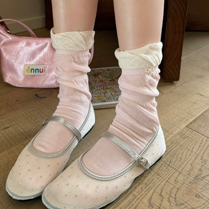 Morning Cloud Summer Crew Socks