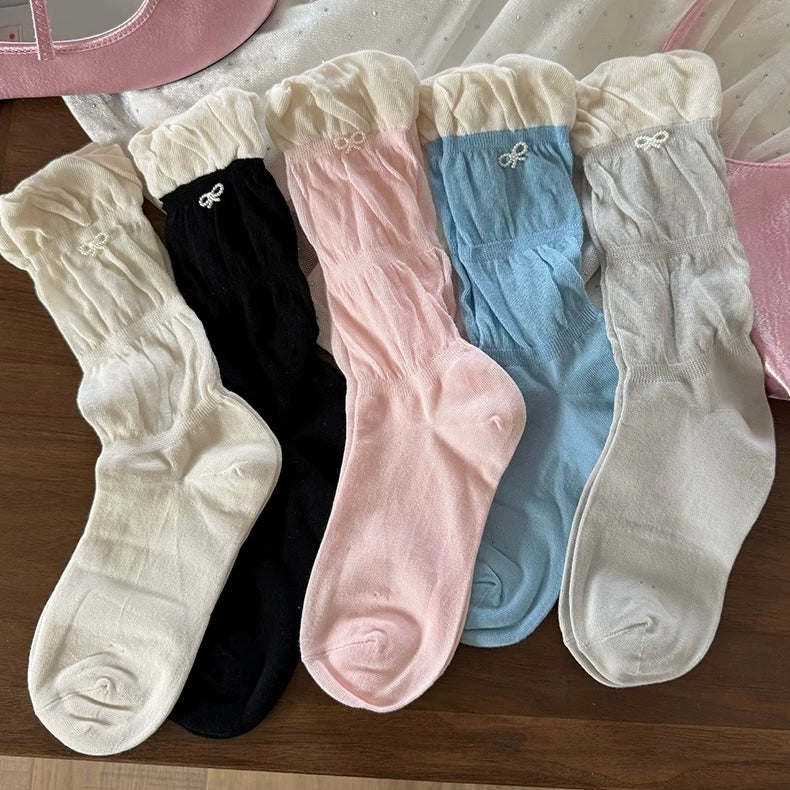 Morning Cloud Summer Crew Socks