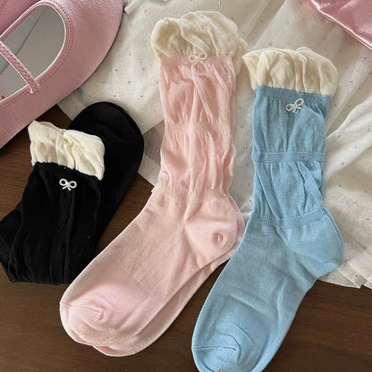 Morning Cloud Summer Crew Socks