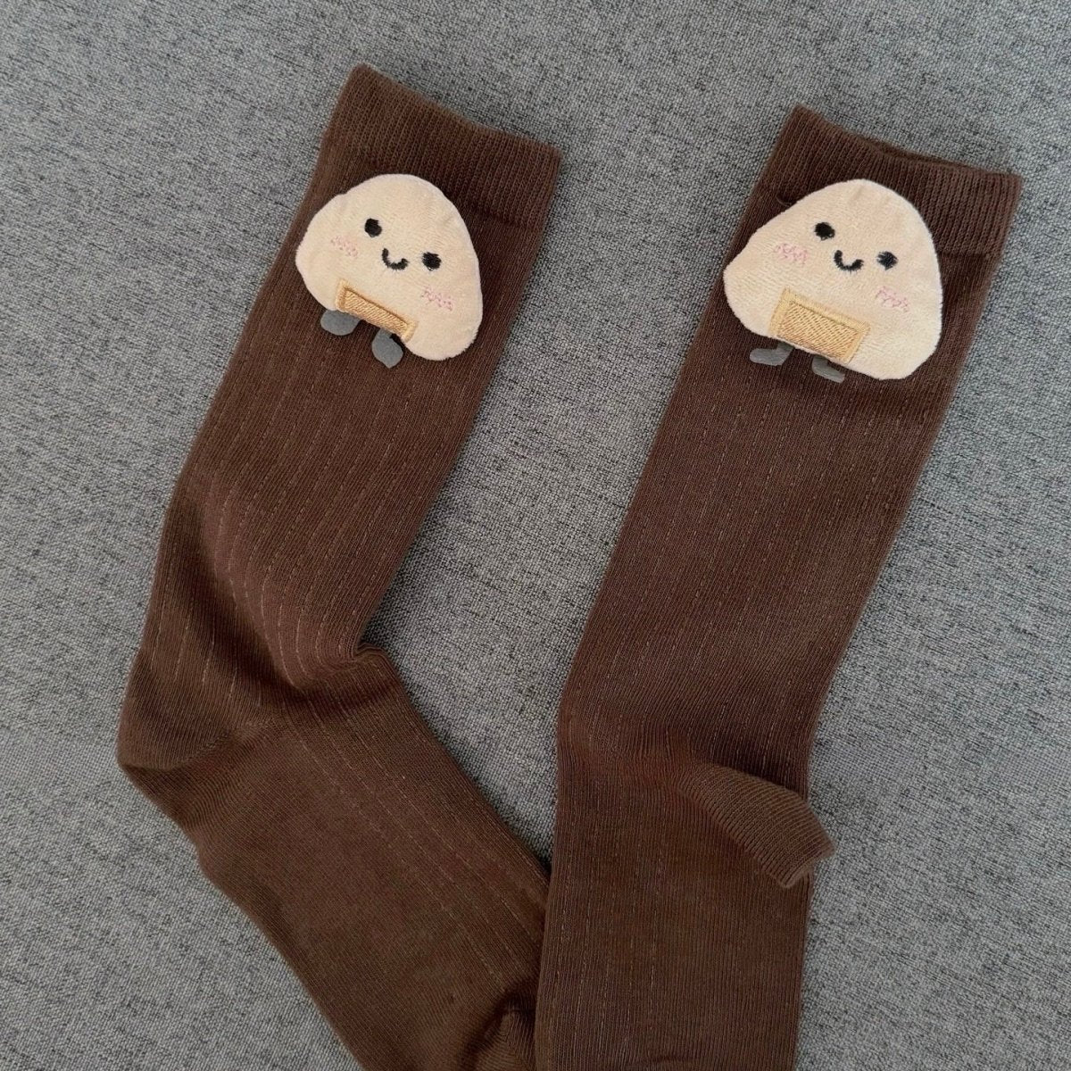 Cute Plush Toy - Women's Crew Socks - SocksParty