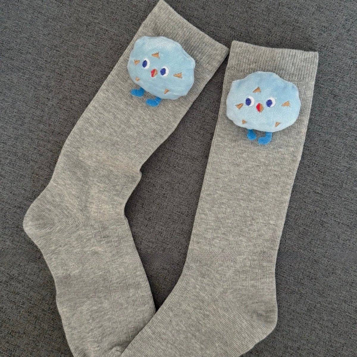 Cute Plush Toy - Women's Crew Socks - SocksParty