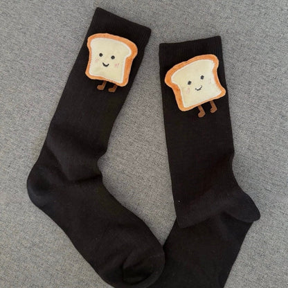 Cute Plush Toy - Women's Crew Socks - SocksParty
