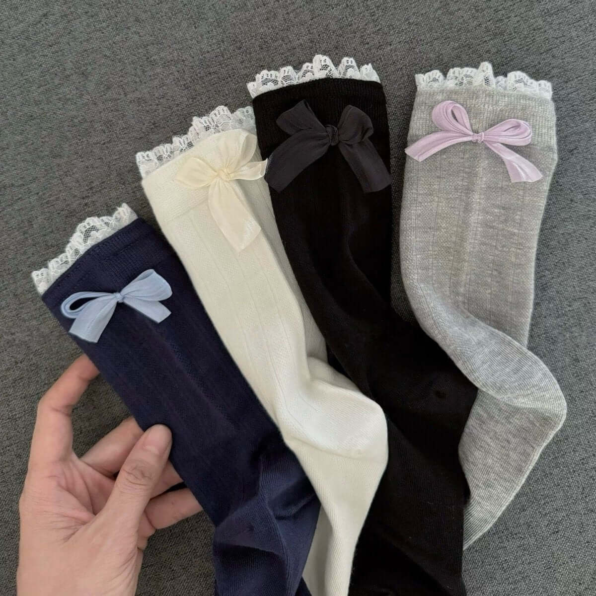 Bow Design Women's Crew Socks - SocksParty
