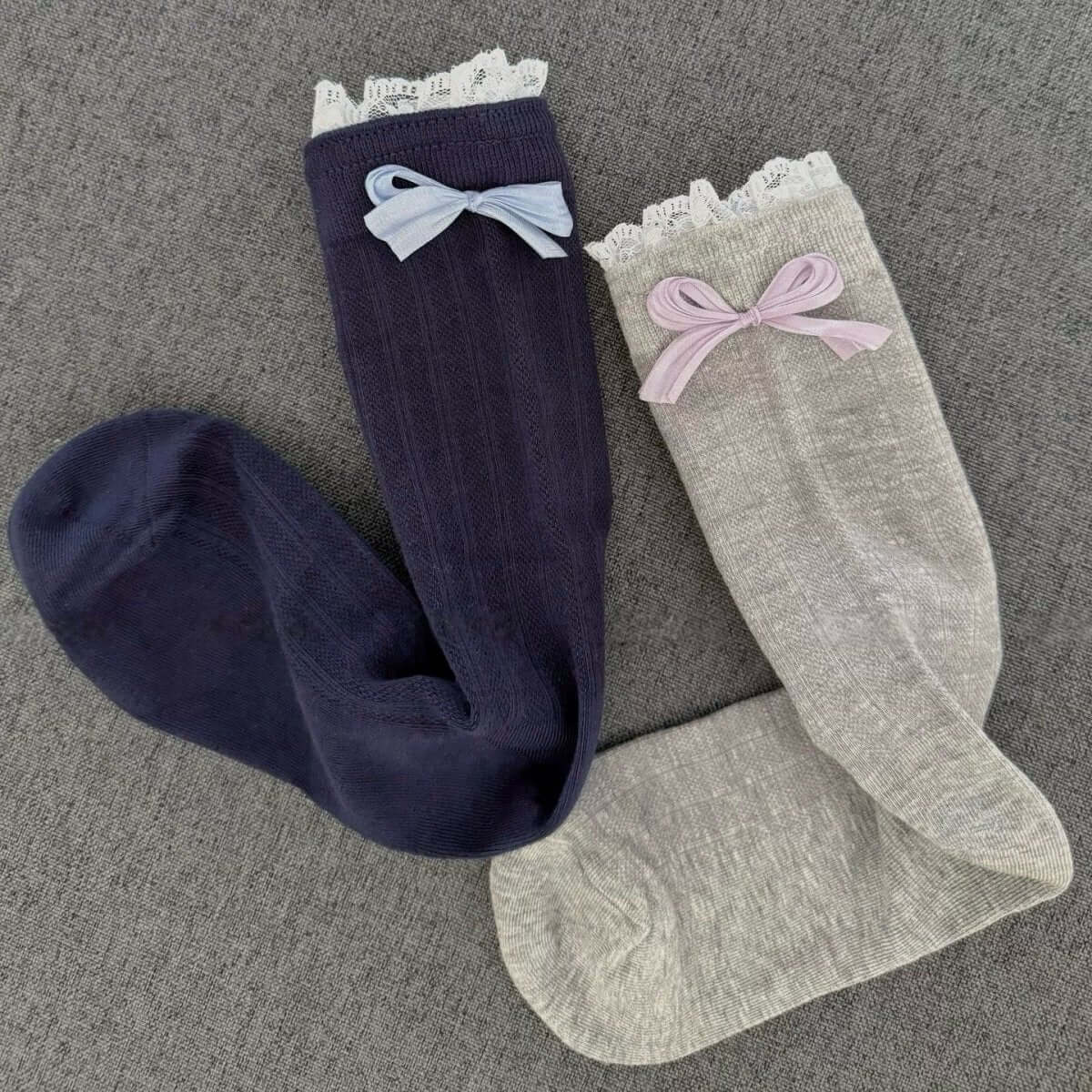 Bow Design Women's Crew Socks - SocksParty