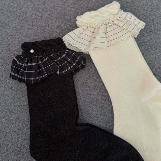 Cute Ruffle Lace Socks for Women - SocksParty