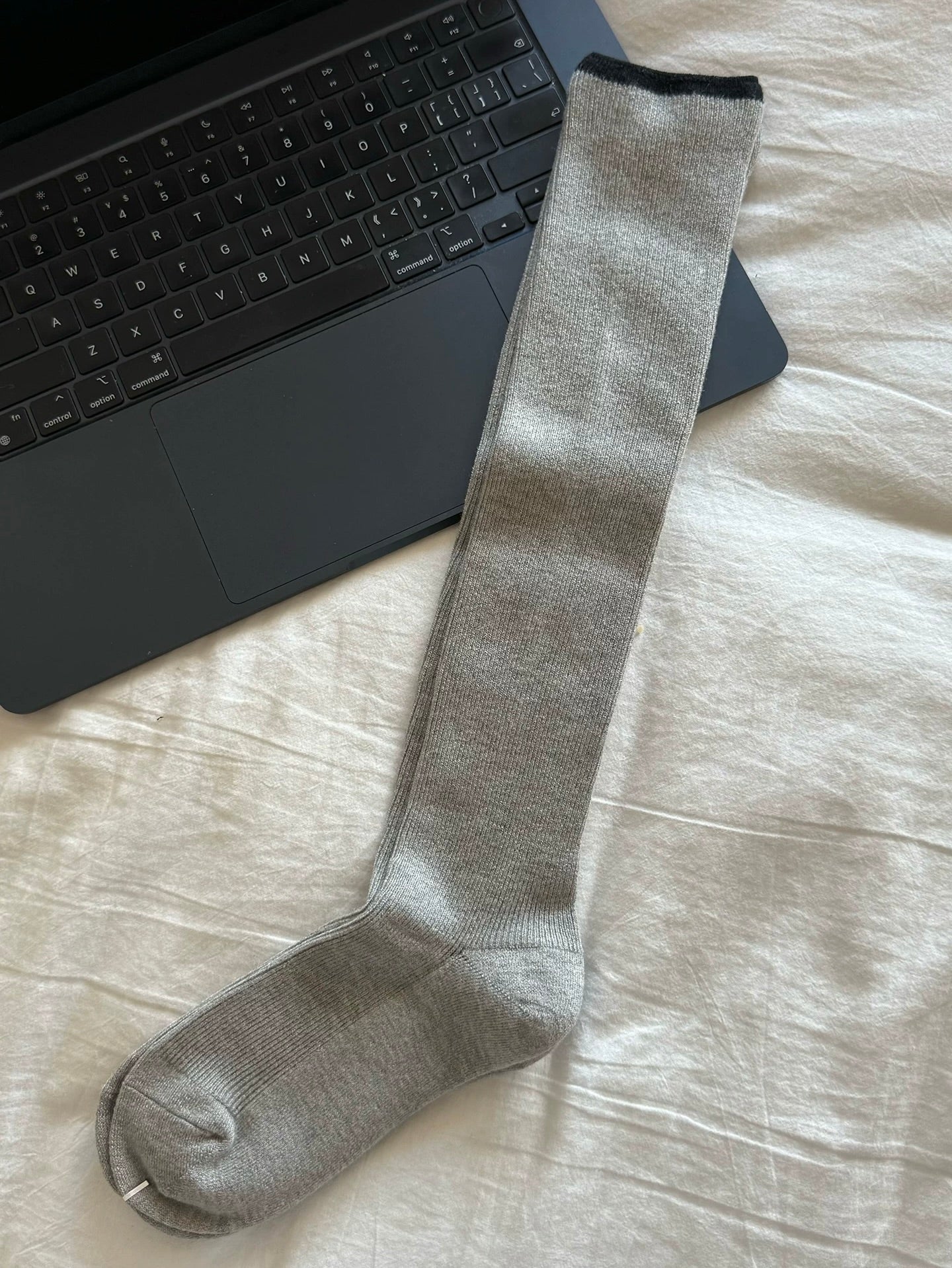 Minimalist Wool Knee High Socks